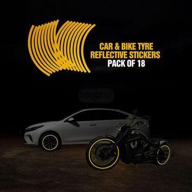 Car Bike Tyre & Body Reflective Stickers